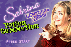 Sabrina - The Teenage Witch - Potion Commotion Title Screen